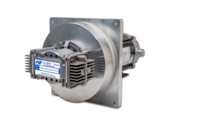 Air Dimensions R121- Metric  R-Series Dia-Vac® Pump Double Head Hazardous Area