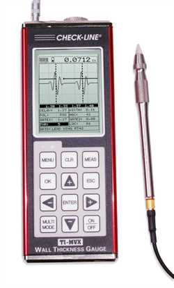 Checkline TI-PVX  Thickness Gauge With 10mhz Pencil Probe