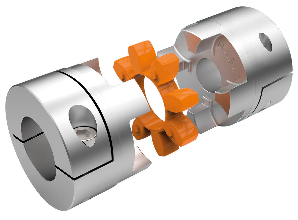 Desch Flexible coupling made of aluminium, from size 65 made of steel