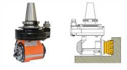 Gisstec   GA-X - 90° Angle Head with ISO30/40 Output