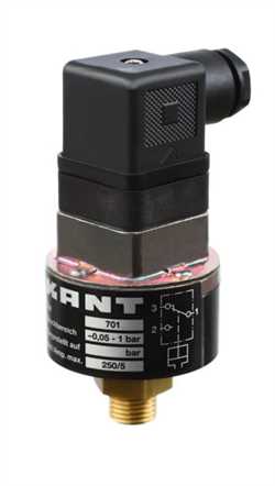 Kant Vacuum switch with changeover type 701