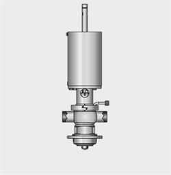 Kieselmann 5859 S-S   GEMBRA Aseptic Tank Outlet Double-seat Valve