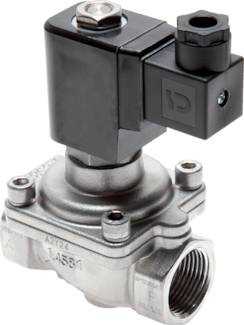 Landefeld 2/2-way solenoid valves from stainless steel, force controlled