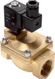 Landefeld 2/2-way solenoid valves made of brass, Eco-Line