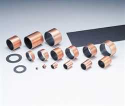 Oiles   OILES Drymet ST Oil-impregnated PTFE multilayer composite bearings with metal backing