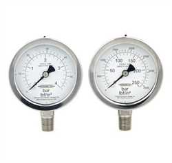 Pressure Tech GAU1100 - 63 - 02N - 1BAR/PSI Pressure Gauge