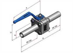 Starline 136SGS-G/IBW  Masterstar Ball Valve