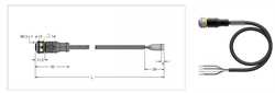 TURCK RKC4.4T-10/TXL Connection Cable